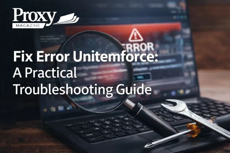 Fix Error Unitemforce A Practical Troubleshooting Guide