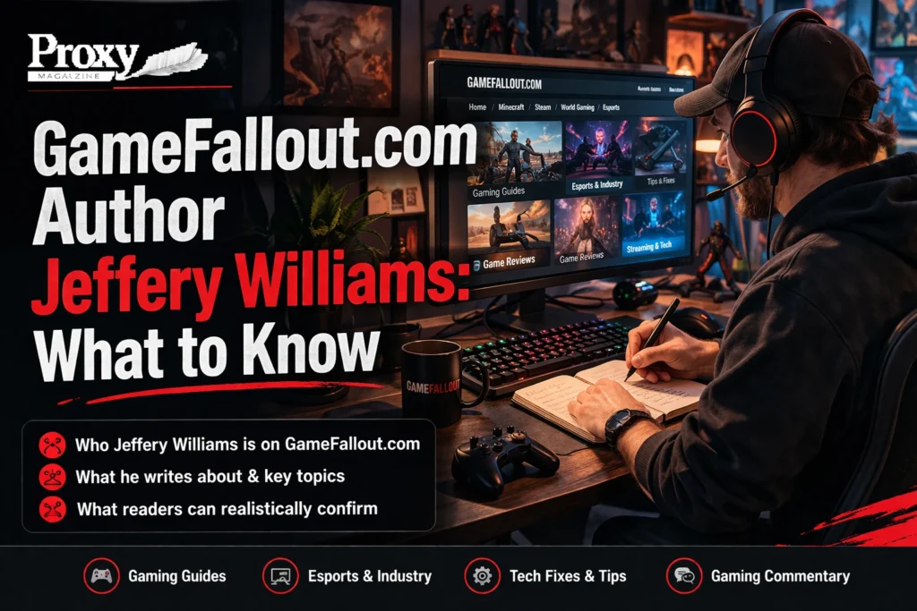 GameFallout.com Author Jeffery Williams What to Know