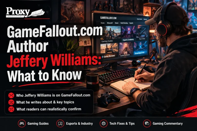 GameFallout.com Author Jeffery Williams What to Know
