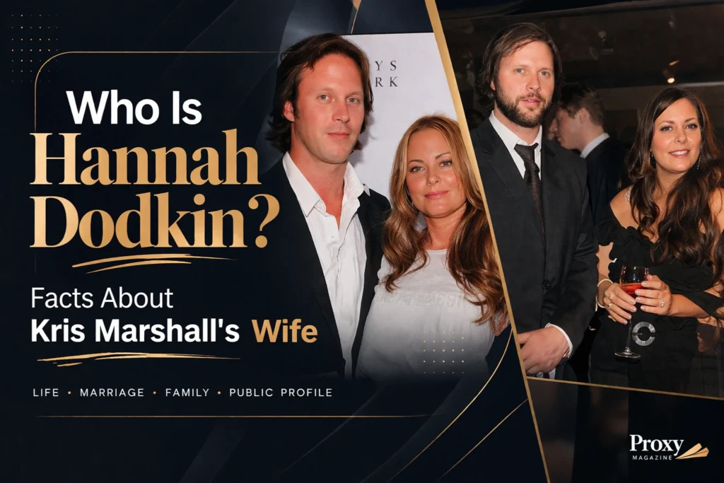 Who Is Hannah Dodkin Facts About Kris Marshall’s Wife